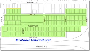 brentwood historic district map